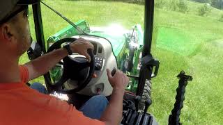 Hoggin the homestead with John Deere 4052R [upl. by Zat377]