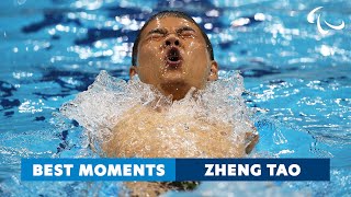 Zheng Taos Legendary World Record 🏊‍♂️  Para Swimming  Paralympic Games Best Moments [upl. by Gerrie208]