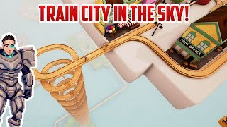 TRAIN TRACK IN THE SKY Tracks the Train Set Game [upl. by Bramwell]