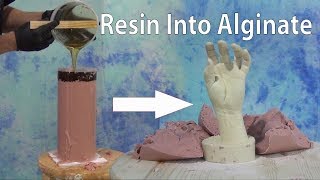 Casting A Resin Positive From An Alginate Mold [upl. by Nohsal]