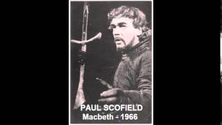 quotMacbethquot with Paul Scofield  1966  BBC Radio [upl. by Placida]