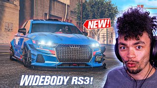 GTA 5 Online  NEW Obey Tailgater S CUSTOMIZATION Audi RS3 [upl. by Kcirederf]