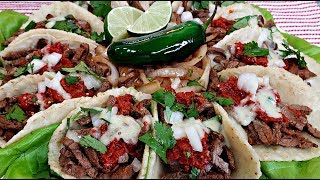 TACOS  Carne Asada Recipe  Street Tacos Recipe  Carne Asada Tacos Recipe [upl. by Nairim]