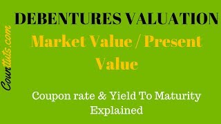 Debentures Valuation  Calculating Market Value PV of Debentures [upl. by Atina636]