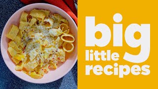 Pasta with Creamy Artichoke Sauce  Big Little Recipes [upl. by Aicinod]