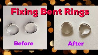 How I Reshape My Bent Rings [upl. by Norty360]