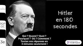 Hitler en 180 secondes [upl. by Amena]