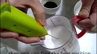 How To Make Latte Art with Mini Milk Frother [upl. by Pierro]