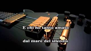 Karaoke ANDREA BOCELLI  La voce del silenzio originale [upl. by Ecnerwal]