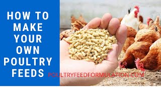 Poultry Feed Formulation How to Make your Own Poultry Feed HD [upl. by Peedus681]