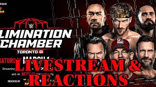 ELIMINATION CHAMBER 2025 LIVESTREAM AND REACTIONS [upl. by Tamaru]