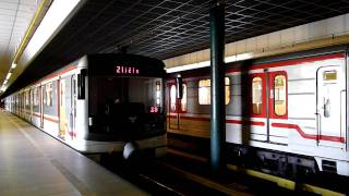 Prague Metro Černý Most station line B [upl. by Anneliese]