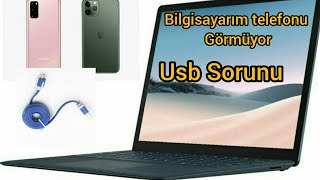 Bilgisayar telefonu görmüyor [upl. by Iva]