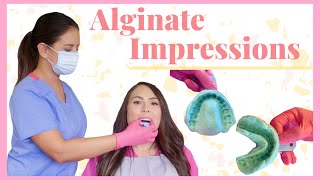 ALGINATE IMPRESSIONS  How to take impressions for whitening trays [upl. by Uaeb]