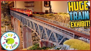 HUGE MODEL TRAIN EXHIBIT Houston Train Museum [upl. by Ajax]