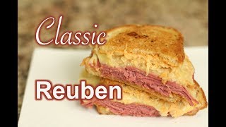 Classic Reuben Sandwich With Russian Dressing  Rockin Robin Cooks [upl. by Pussej]