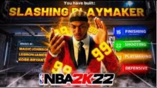 Best Slashing Playmaker Build In 2K22 [upl. by Releyks]