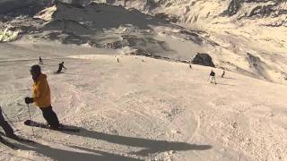 Skiing Zermatt to Cervinia [upl. by Enneyehc]