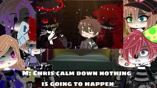 The Afton family react to how Micheal met the Nightmares part 1 Afton family react [upl. by Suzi]