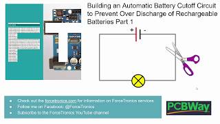 Building a Battery Cutoff Circuit to Prevent Over Discharge of Rechargeable Batteries Part 1 [upl. by Annohsak]