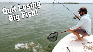 How To Use A Net To Land Fish And Stop Losing Them At The Boat [upl. by Liahkim]