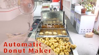 Automatic Donut Maker Machine  Donuts Frying Molding Machine [upl. by Ilsa340]