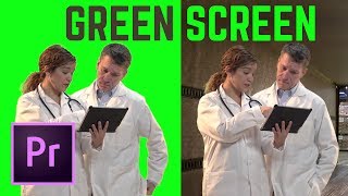 HOW TO Green Screen Chromakey Premiere Pro CC [upl. by Piane912]