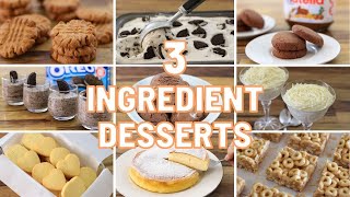 11 Easy 3Ingredient Desserts [upl. by Flem258]