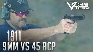 1911  9mm vs 45 ACP [upl. by Anilef]