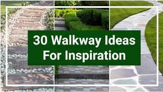 30 Walkway Ideas For Inspiration  diy garden [upl. by Llerehc]