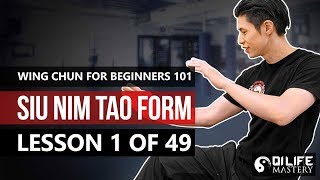 Wing Chun for Beginners 101 Siu Nim Tao Form Lesson 1 of 49 [upl. by Radke558]