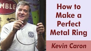 How to Make a Perfect Metal Ring  Kevin Caron [upl. by Borszcz]