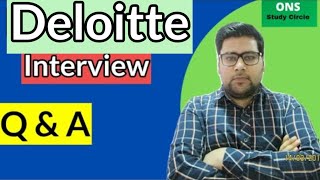 Deloitte Interview Questions And Answers [upl. by Brennen602]