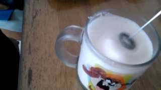 Aerolatte Review Frothing Cold Milk In Under 1 Minute [upl. by Creamer]